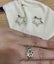 Sterling silver star hoop earrings Carousel 4