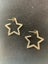 Sterling silver star hoop earrings Carousel 6