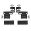stainless steel drawer clamp 1 Pair Drawer Fixing Clamp Set Stainless Steel Carousel 8