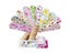 100pcs/pack Kawaii Band Aid Waterproof Cartoon Plaster For Children Carousel 1