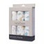 The Little Linen Company - Muslin Baby Wrap 3 Pack - Safari Bear Carousel 1