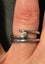 Platinum diamond engagement ring and wedding band Carousel 2