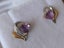 9ct Gold Amethyst & Diamond Stud Earrings Carousel 6