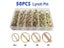 50Pcs Lynch Locking Pin Assortment Kit For Farm Tractors Trailers Trucks Mower Carousel 3