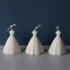 Wedding Dress Resin Mould Silicone Candle Soap Cake Topper Mold Carousel 12