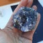 Purple Cubic fluorite with little pyrite bits Carousel 11