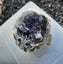 Purple Cubic fluorite with little pyrite bits Carousel 2