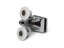 Stainless Steel Shower Door Twin Rollers Runners - Set Of 4 - Top Bottom Carousel 6