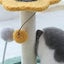 Furbulous Daisy Cat Scratching Post with 2 Bobs and Play Compartment Carousel 3