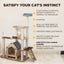 Furbulous 1.46m Cat Tree Mega Cat Tower and Scratching Post - Windmill style Carousel 3