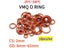 10pcs VMQ O Ring Seal Gasket Thickness CS 2mm OD 8 - 65mm Silicone Rubber Carousel 3