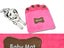 Pet Bed Paw Shaped Mat 64x55cm Pink Carousel 1