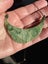 Greenstone pounamu Marsden flower jade curved pendant - breast plate Carousel 1