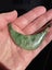 Greenstone pounamu Marsden flower jade curved pendant - breast plate Carousel 10