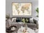 225*150 World Map Detailed Picture Vintage Non-woven Canvas Painting For Carousel 1