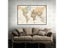 225*150 World Map Detailed Picture Vintage Non-woven Canvas Painting For Carousel 4