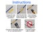 Labelwell 6/9/12mm Heat Shrink Tubes For Brother Hse-231 Etc Compatible With P Carousel 6