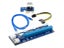 6pcs PCI-E USB 3.0 1x To 16x Extender Riser Card Adapter SATA 15pin To 6pin Carousel 1
