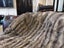 New Single Natural Grey Real NZ Possum Full Fur Throw - No Reserve! - B6509 Carousel 5