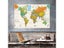 The World Map Physical Map 150x225cm Foldable Map Without Country Flag For Carousel 6