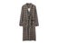 Pure Cotton Long Bath Robe Spring Autumn Plaid Bathrobe Men Sleepwear Kimono Carousel 8