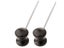 2pcs Bass Drum Hammer Kick Drum Foot Pedal Beater Mallet With Felt Head Carousel 1