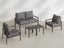 Outdoor Lounge Set Outdoor Furniture Sofa Set Dark Grey Carousel 5