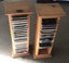 CDs in 2 Wooden Holders + Phillips Stereo with 4 Speakers Carousel 2