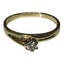 9CT YELLOW GOLD RING – 2.3GMS TDW 0.20CTS Carousel 1