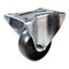 Easyroll 80mm Fixed Plate Mount I4 Castor Polypropylene 80kg (Each) Carousel 1