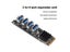 M.2 PCIE Riser Card 4-port MKEY For BTC Minner PC Carousel 3