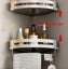 New Bathroom Corner Shelf Shower Storage Caddy Rack Carousel 2