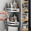New Bathroom Corner Shelf Shower Storage Caddy Rack Carousel 5
