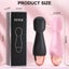 10 Modes Strong Vibration Mini Vibrator Magic Stick USB Charging Massager Carousel 3