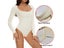 GUUDIA Women's Spandex Elastic Body Suit Shapewear With Tummy Control Long Carousel 5