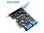 5Gbps 2-port 19Pin USB 3.0 PCI-e To PCI 20Pin Adapter For Desktop Carousel 3
