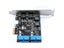 5Gbps 2-port 19Pin USB 3.0 PCI-e To PCI 20Pin Adapter For Desktop Carousel 5