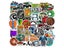 50 PCS Skateboard Logo Waterproof Stickers For Luggage Etc. Carousel 3