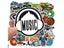 50 PCS Skateboard Logo Waterproof Stickers For Luggage Etc. Carousel 4
