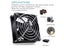 Aokin 80x80x25mm 2-Pin 8025 Brushless Cooling Fan For Computer Case Amplifiers Carousel 6