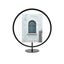 Umbra Infinity Floating Round Picture Frame - 13cm x 18cm Black Carousel 2
