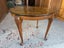 A Vintage Solid Mahogany Frame Exotic Timber Marquetry Top Circular Table Carousel 5