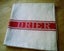 LARGE VINTAGE PURE IRISH LINEN TEA TOWEL Carousel 1