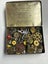 Meccano Cigarette Tin of assorted small parts, Nuts & Bolts Carousel 1
