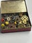 Meccano Cigarette Tin of assorted small parts, Nuts & Bolts Carousel 2