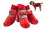 Waterproof Anti Slip Pet Shoes with Rubber Sole for Indoor and Outdoor Use -Red Carousel 1
