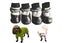 Waterproof Anti Slip Pet Shoes with Rubber Sole for Indoor and Outdoor Use-Black Carousel 1