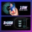 Gaming Desk RGB LED Wireless Charger Carousel 11