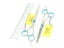 7.0 Inch 4Pcs/Set JP440C Pet Grooming Scissors Big Straight Thinning Curved Carousel 6