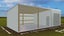 Kitset 3 Bay Shed - 1 Enclosed and 2 open - 6m deep Carousel 1